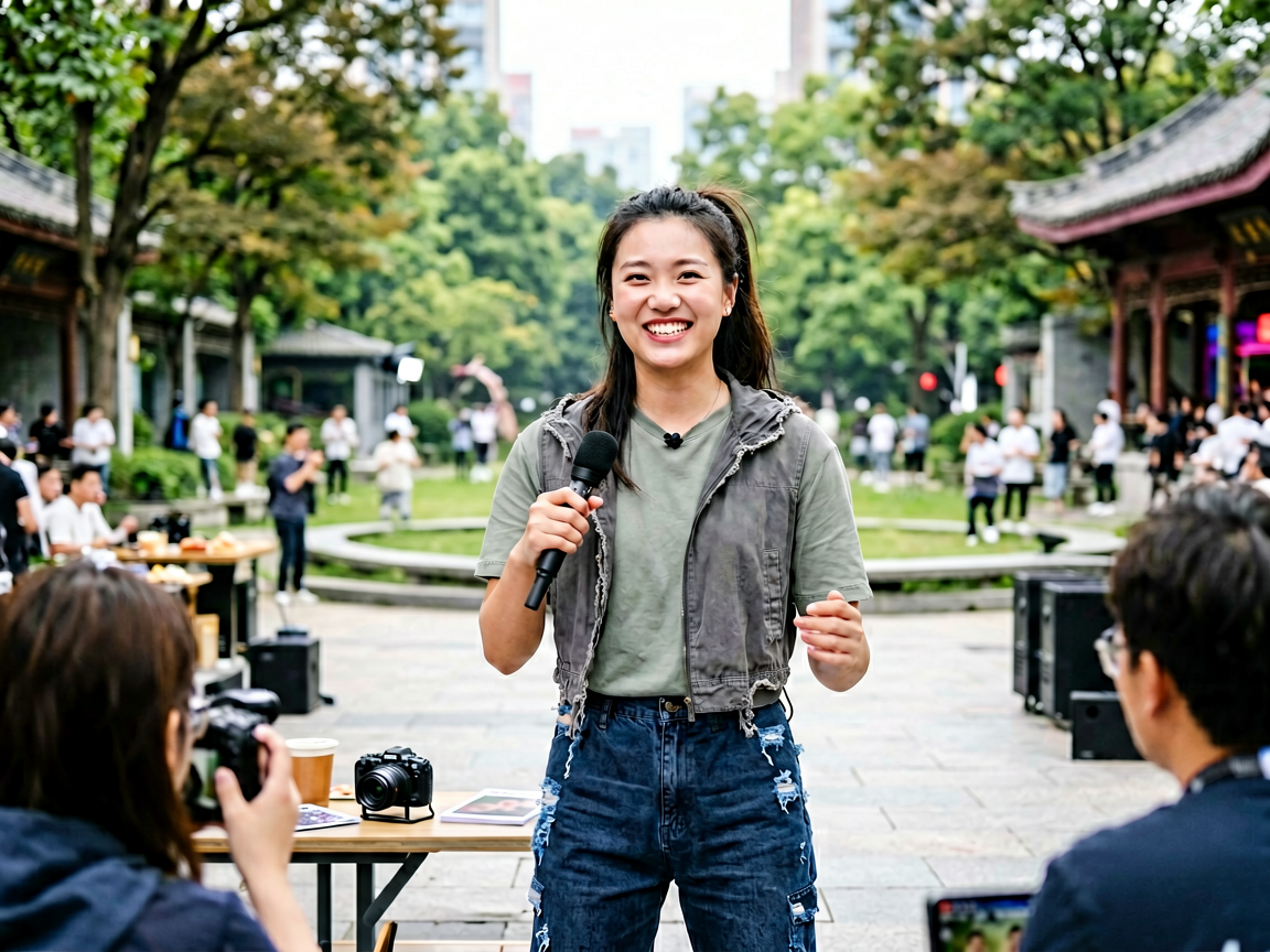 直播现场 户外直播